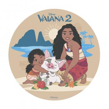 Essbarer Tortenaufleger "VAIANA 2" 20 cm
